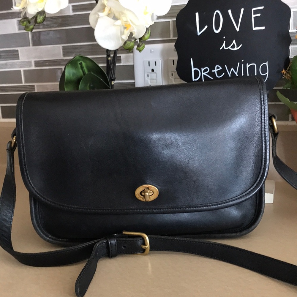 Vintage Coach black bag